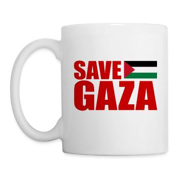 Save gaza - Mug - white - Left