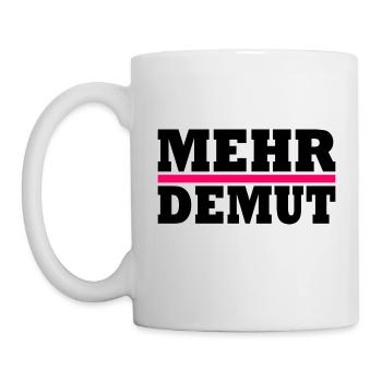 Humilité - Mug blanc - blanc - Gauche