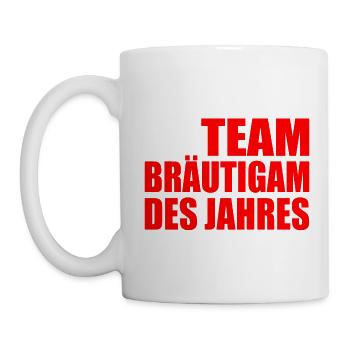 Team bräutigam - Tasse - Weiß - Links