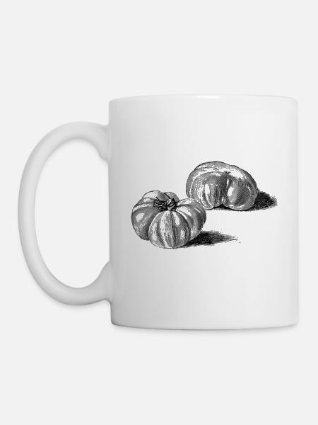 Tomato Meat Tomato Ficarazzi - Mug - white