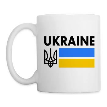 Ukraine - Tasse - Weiß - Links