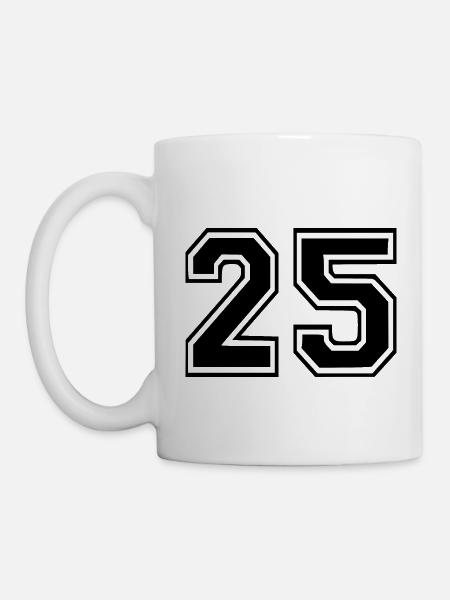 25 - Tasse - Weiß