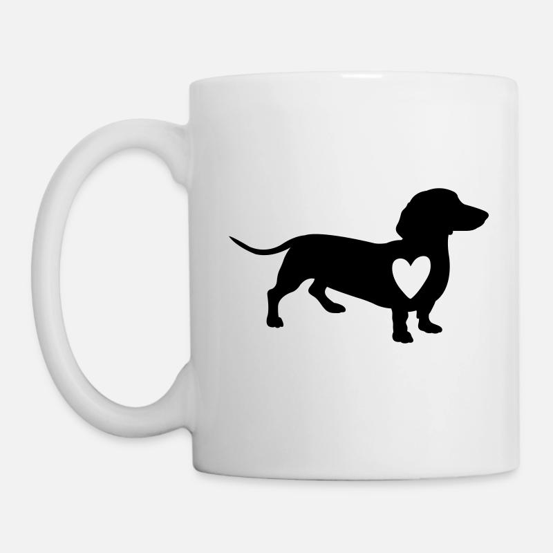 Dackel Liebe - Tasse - Weiß