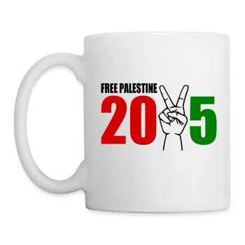 Free palestine 2025 - Mug - white - Left