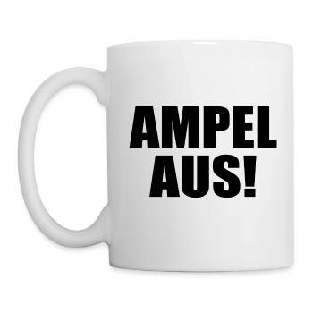 Ampel aus - Tasse - Weiß - Links