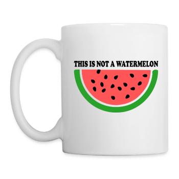 THIS IS NOT A WATERMELON - Tasse - Weiß - Links