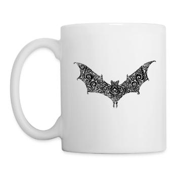 Swirly Bat - Mug - white - Left