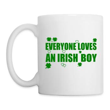 everyone loves an irish boy - Tasse - Weiß - Links