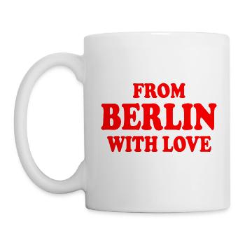 From berlin with love - Mug blanc - blanc - Gauche