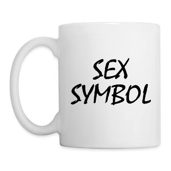 Sex symbol - Tasse - Weiß - Links