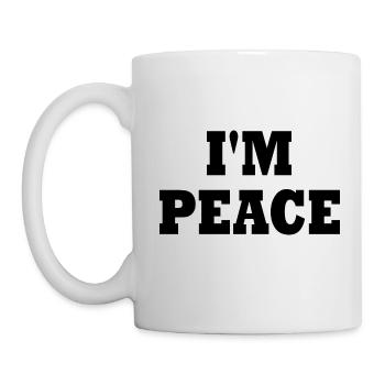 I'm peace - Mug blanc - blanc - Gauche