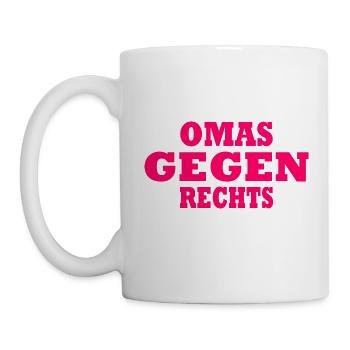 Omas gegen rechts - Tasse - Weiß - Links