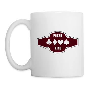 POKER KING / LAS VEGAS - CASINO - Tasse - Weiß - Links