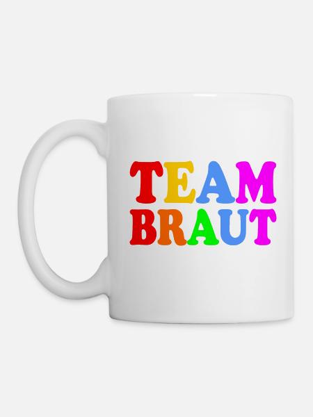 Team braut - Tasse - Weiß