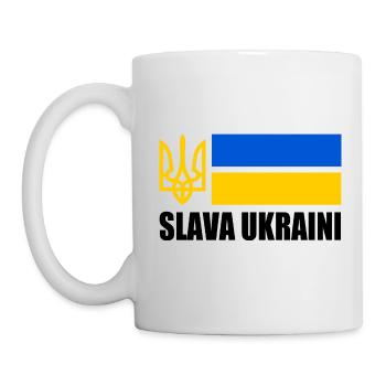 Slava ukraini - Tasse - Weiß - Links