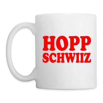 Hopp schwiiz - Mug blanc - blanc - Gauche
