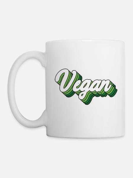 Vegan - Tasse - Weiß