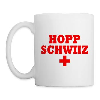 Hopp schwiiz - Mug blanc - blanc - Gauche