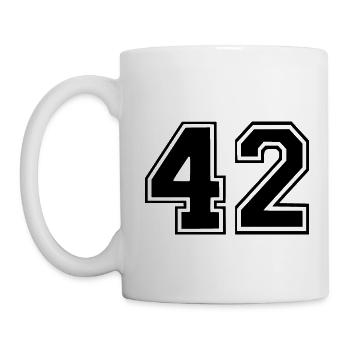 42 - Tasse - Weiß - Links