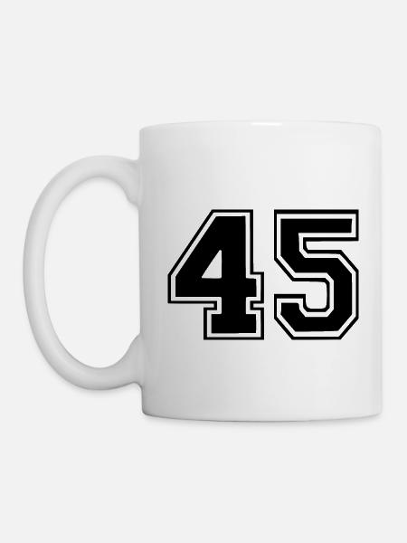45 - Tasse - Weiß