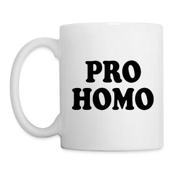 Pro homo - Mug - white - Left