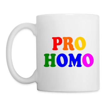 Pro homo - Mug - white - Left