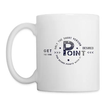 get to the point - Mug - white - Left