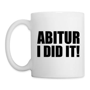 Abitur - Tasse - Weiß - Links