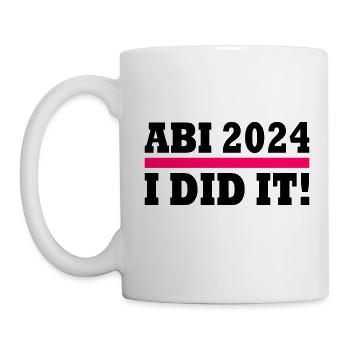 Abi 2024 - Tasse - Weiß - Links