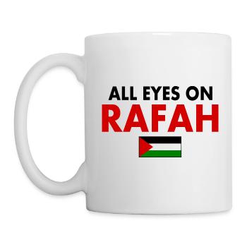 all eyes on rafah - Mug blanc - blanc - Gauche