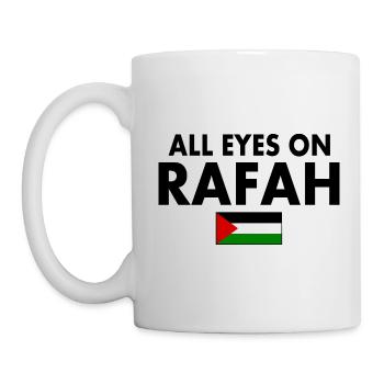 all eyes on rafah - Mug blanc - blanc - Gauche