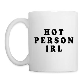 Hot person irl - Mug - white - Left