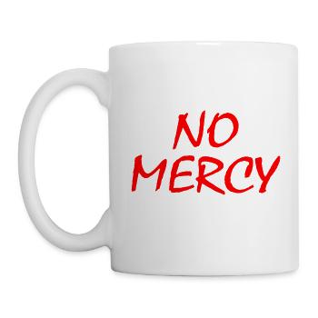 No mercy - Tasse - Weiß - Links