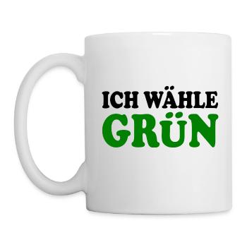 I choose green - Mug - white - Left