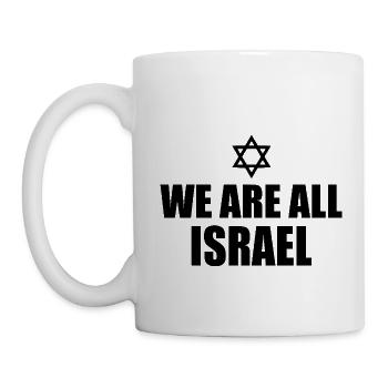 We stand with israel - Mug - white - Left