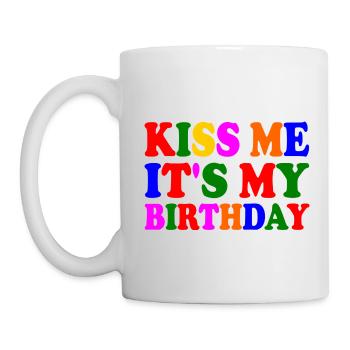 it's my birthday - Tasse - Weiß - Links