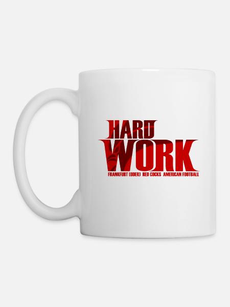 Hard Work 2025 - Tasse - Weiß