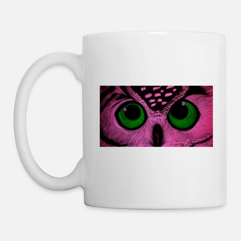 owl - Mug - white