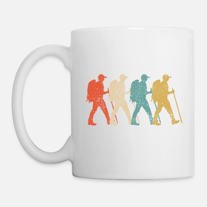 Wandern - Tasse - Weiß