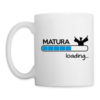 Matura loading - Tasse - Weiß - Links
