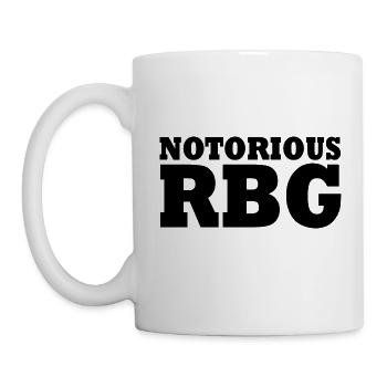 Notorious rbg - Tasse - Weiß - Links