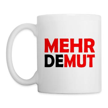 Demut - Tasse - Weiß - Links