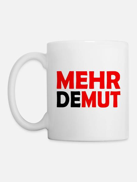 Demut - Tasse - Weiß