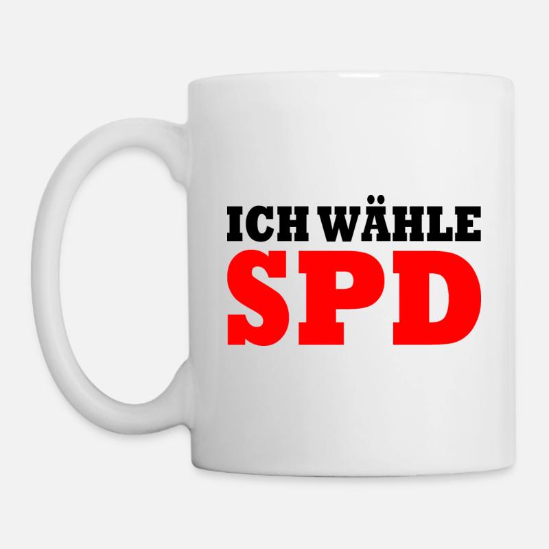 Ich wähle spd - Tasse - Weiß