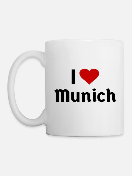 Ich liebe München Münchner Münchnerin - Tasse - Weiß