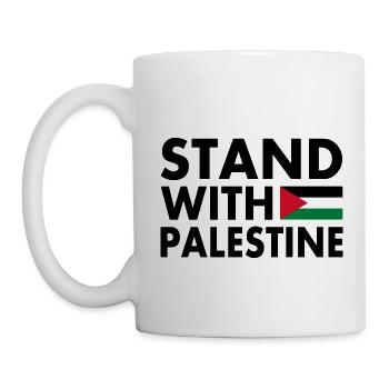 Palestina - Tasse - Weiß - Links