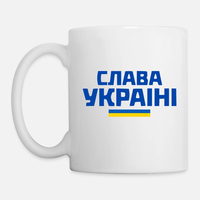 Slava ukraini - Tasse - Weiß