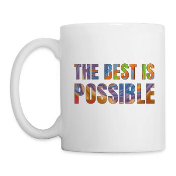 The best is possible - Mug blanc - blanc - Gauche