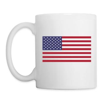 Flag-Kollektion - the United States - Tasse - Weiß - Links