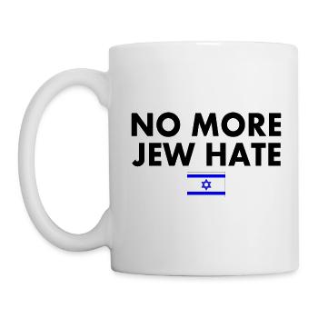No more jew hate - Tasse - Weiß - Links